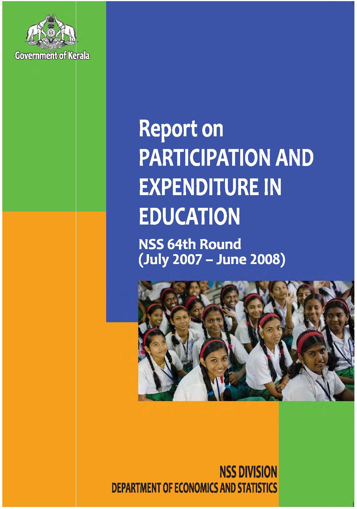 NSS 65th round - Report on Participation and Expenditure in Education