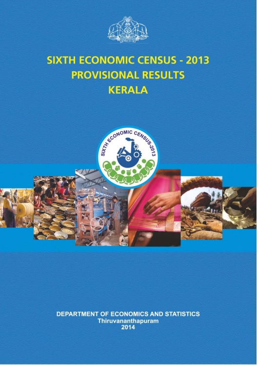 6th Economic Census -2013  provisional results Kerala