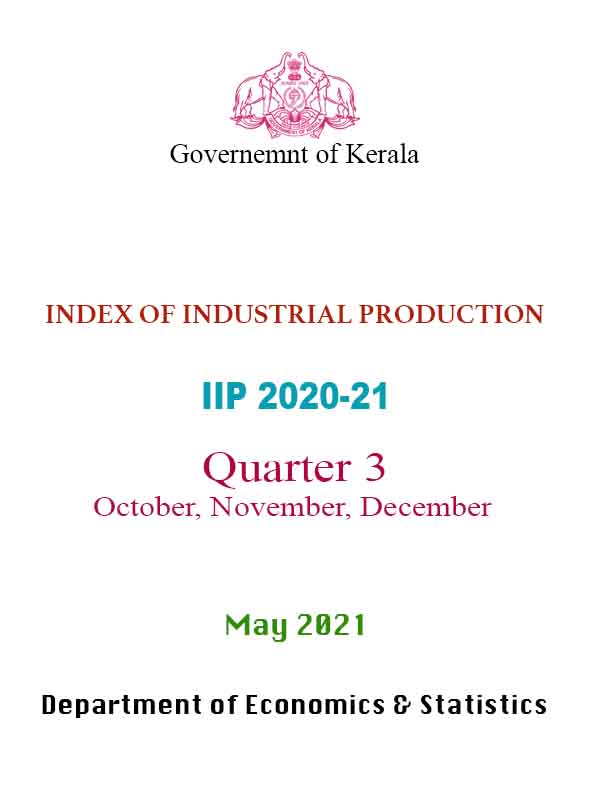 IIP report 3rd Quarter 2020-21