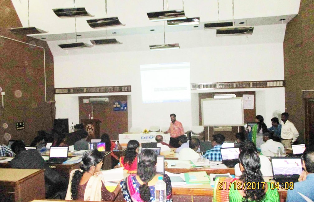 Training session by Sri. D S Shibukumar DD DES