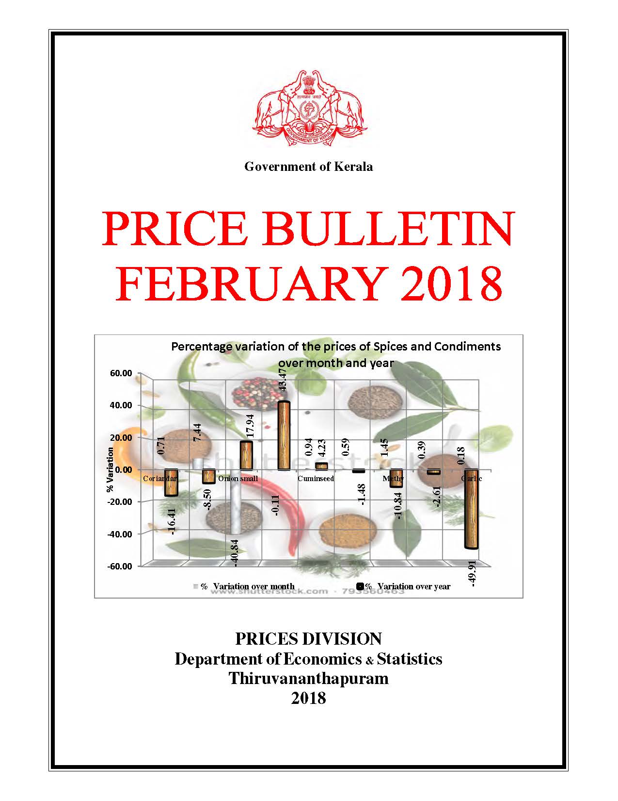 Price Bulletin February 2018