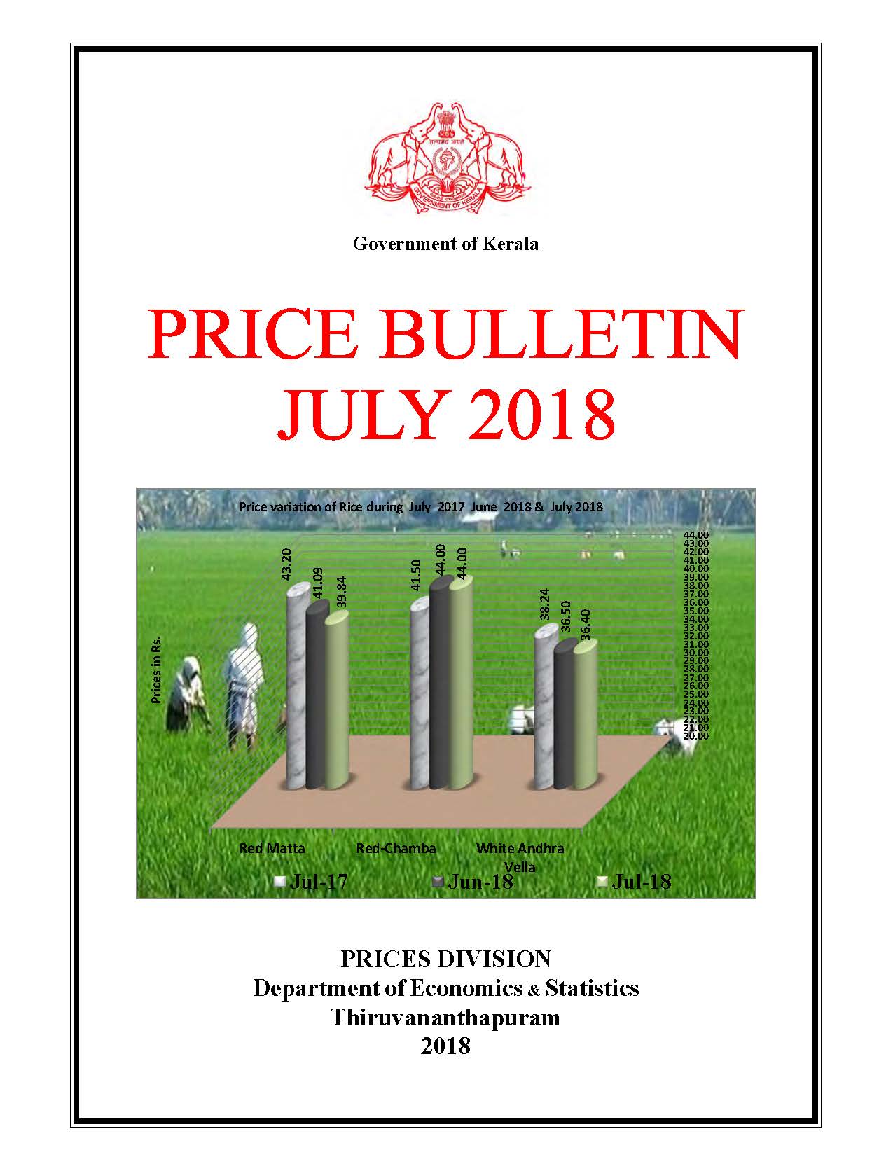 Price Bulletin July 2018