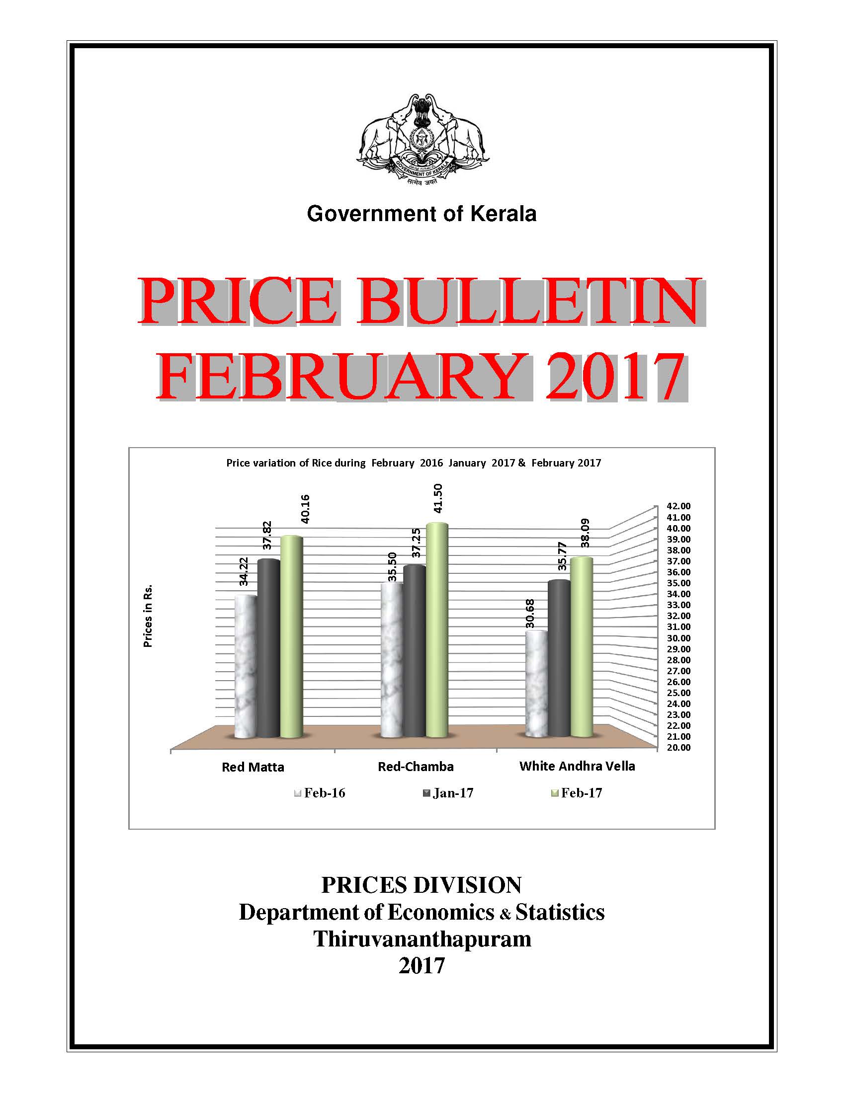 Price Bulletin  February 2017