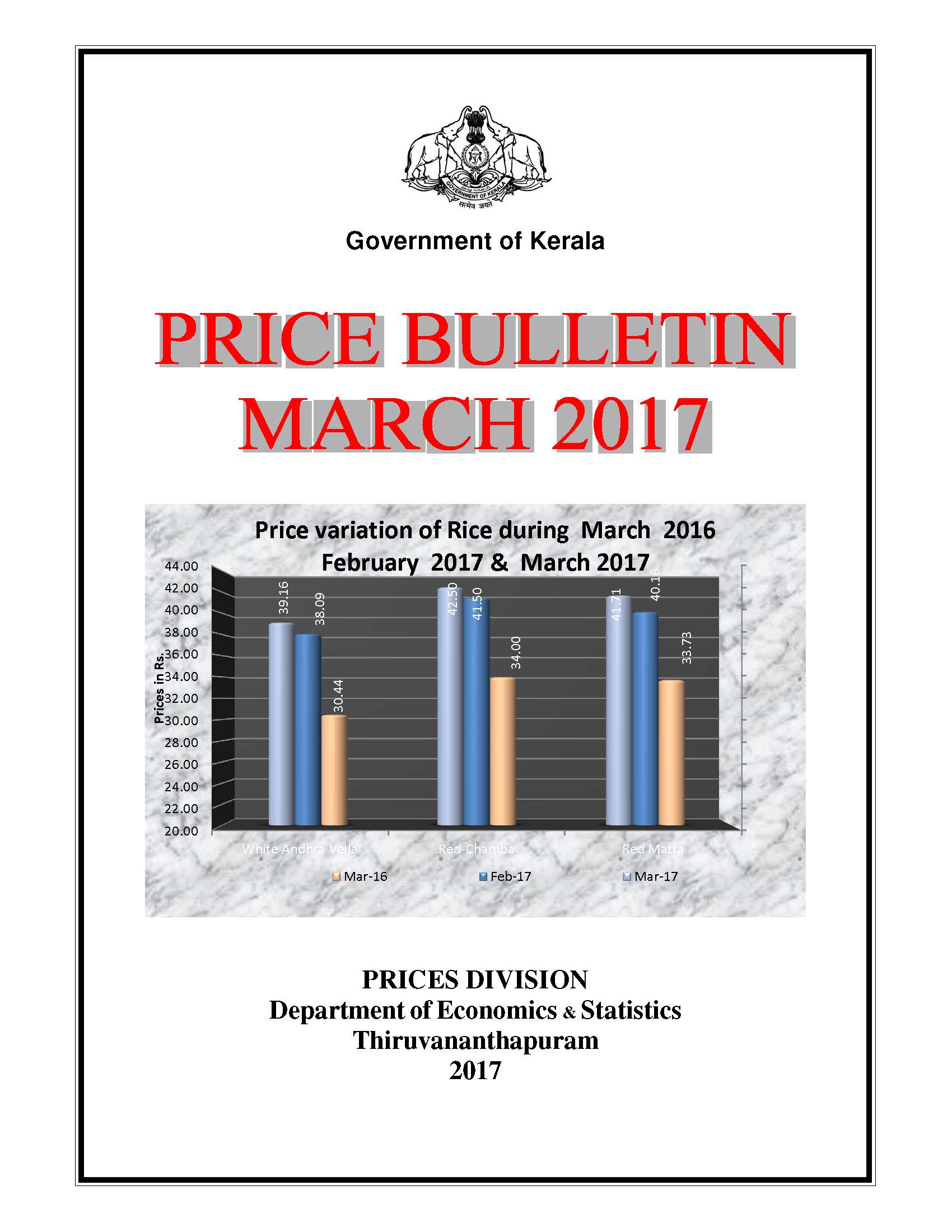 Price Bulletin March 2017