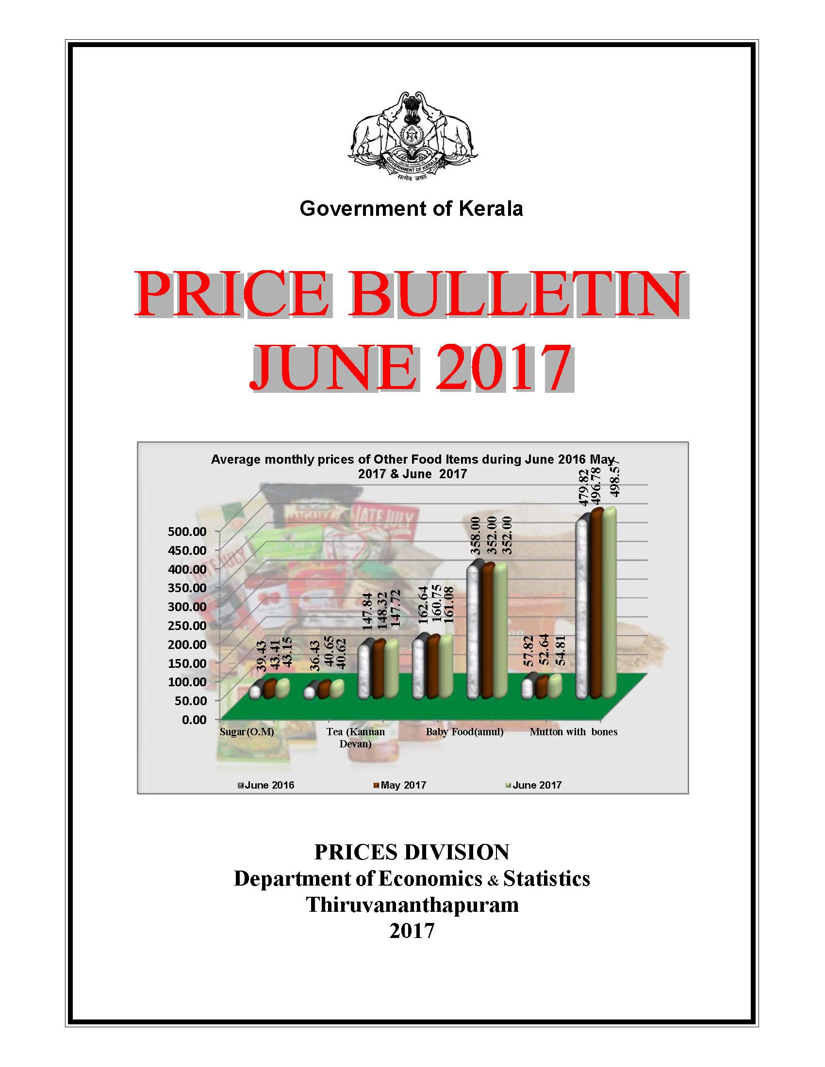 Price Bulletin June 2017