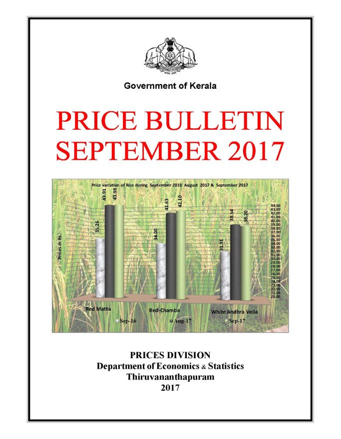 Price Bulletin September 2017
