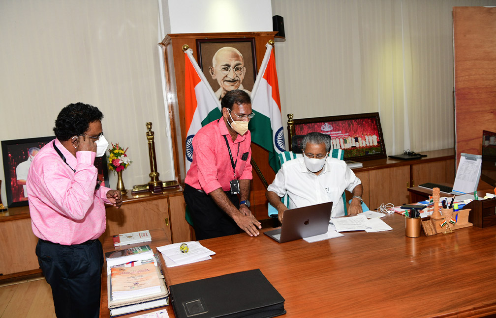 New website inaugurated by Hon'ble CM Sri. Pinarayi Vijayan on 22-06-22