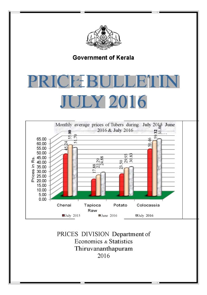 Price Bulletin July 2016