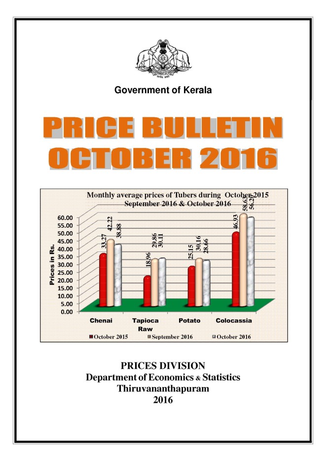 Price Bulletin October 2016