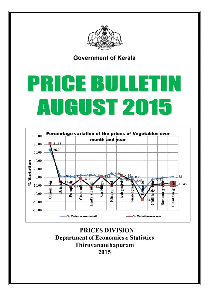 Price Bulletin August 2015