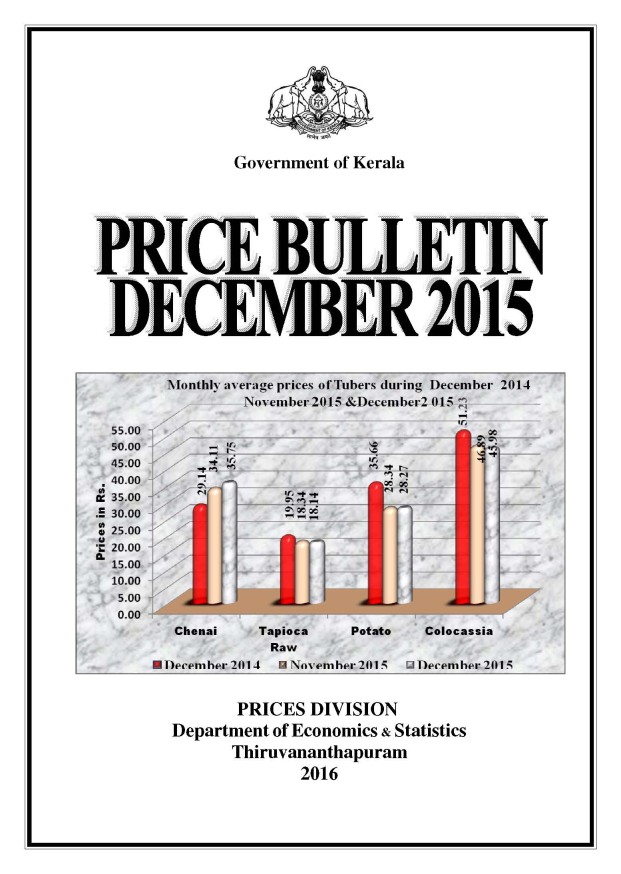 Price Bulletin December 2015