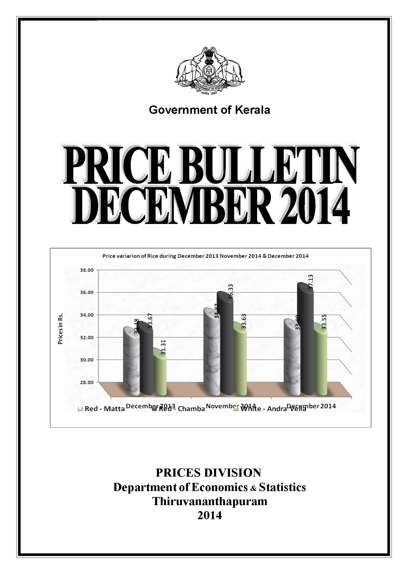 Price Bulletin December 2014