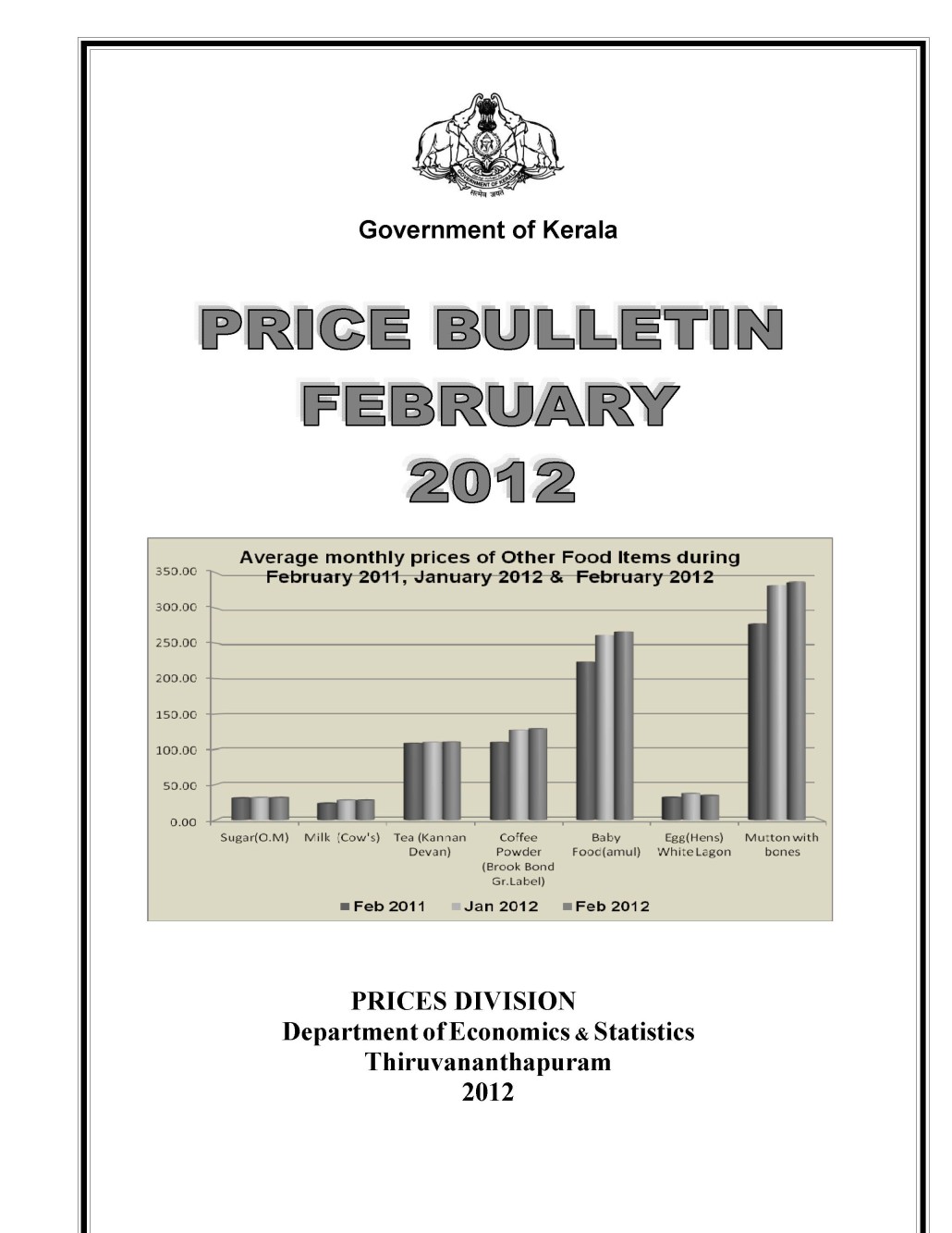 Price Bulletin February 2012