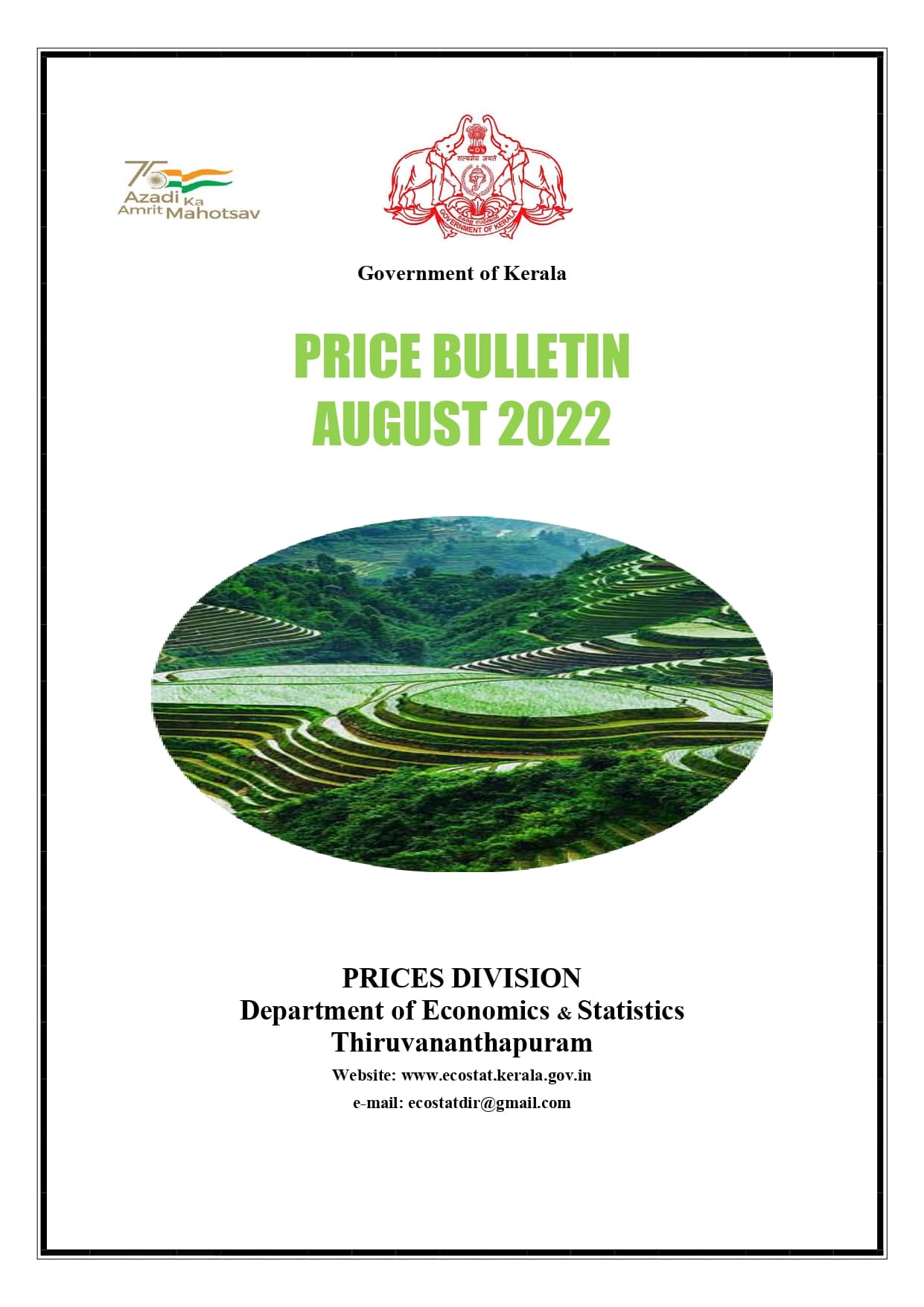 Price Bulletin August 2022