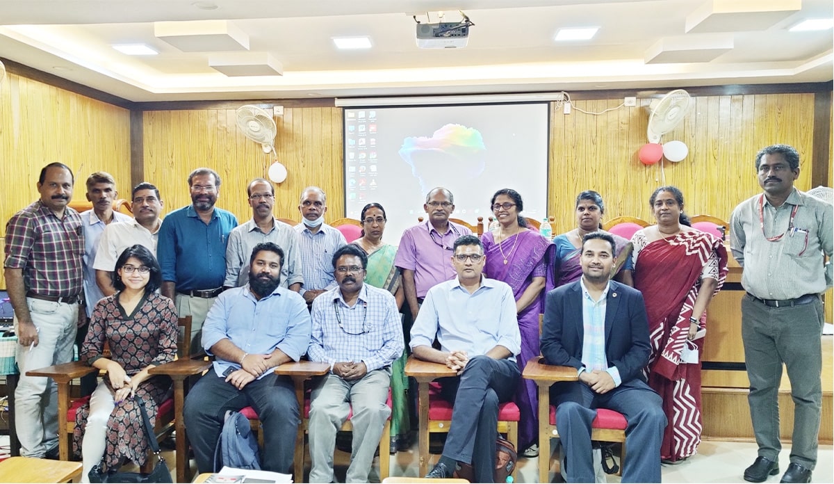 World Bank Team with DES Team after discussion about data availability in DES