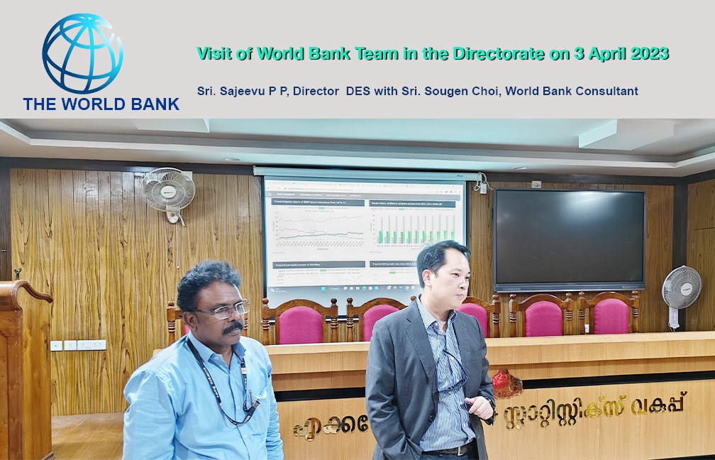 Director Sri. Sajeevu P.P. with World Bank Consultant Sri. Sougen Choi