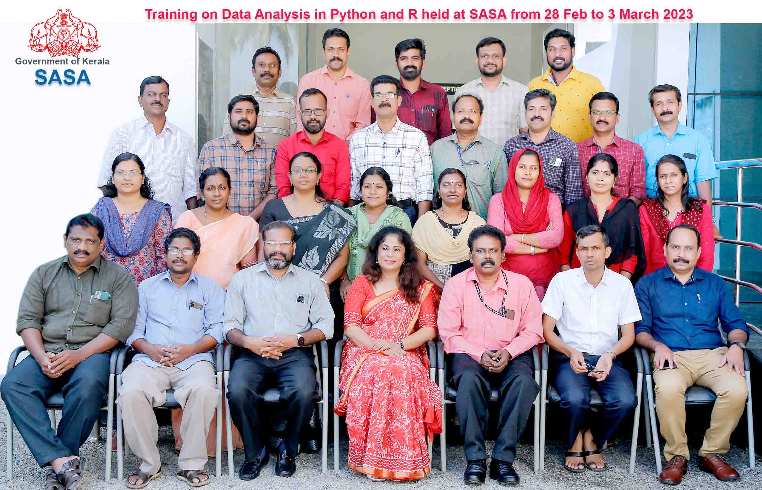 Training on Data Analysis in R & Python held at SASA from 28-2 to 3-3 2023
