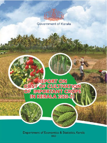 Report on Cost of cultivation of important crops in Kerala 2020-21