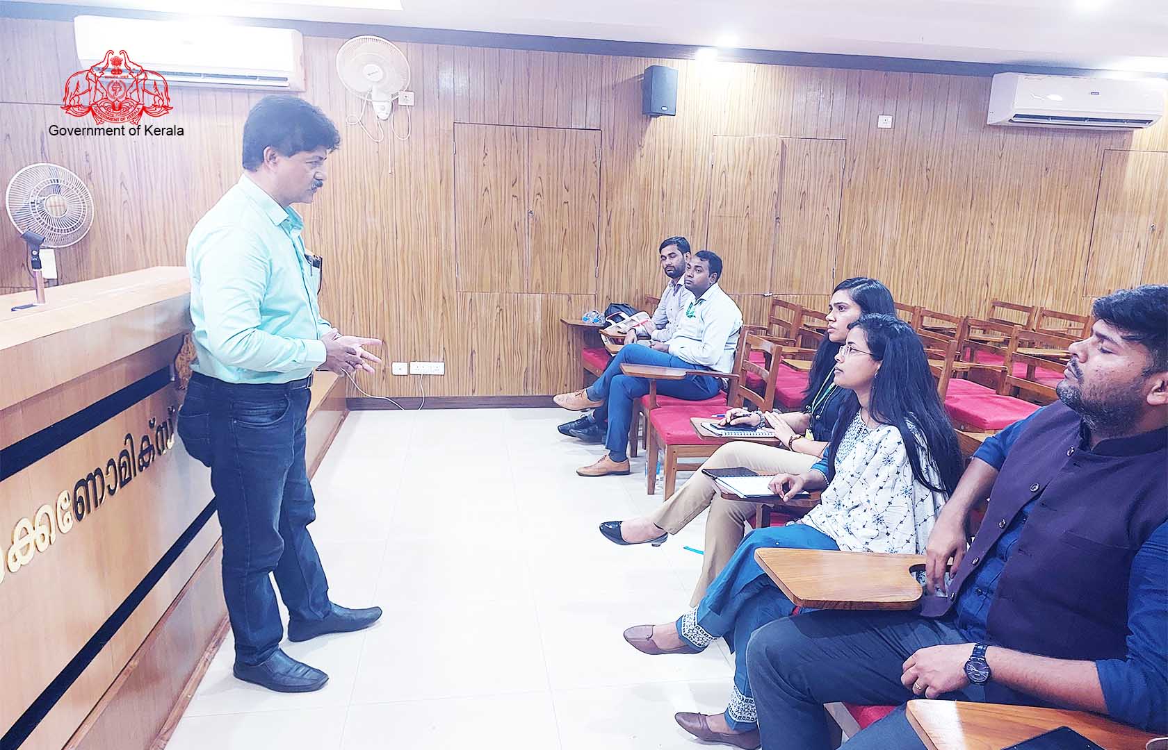 ISS Probationers' Training held at DES from 12 to 16 June 2023-  Lecture by KSREC Scientist Dr. Suresh Francis
