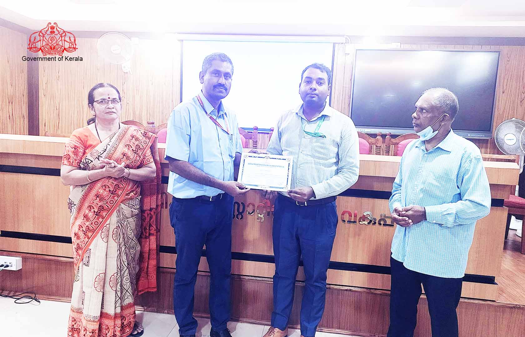 Distribution of certificate to Sri. Raghavendra Pandey, ISS probationer