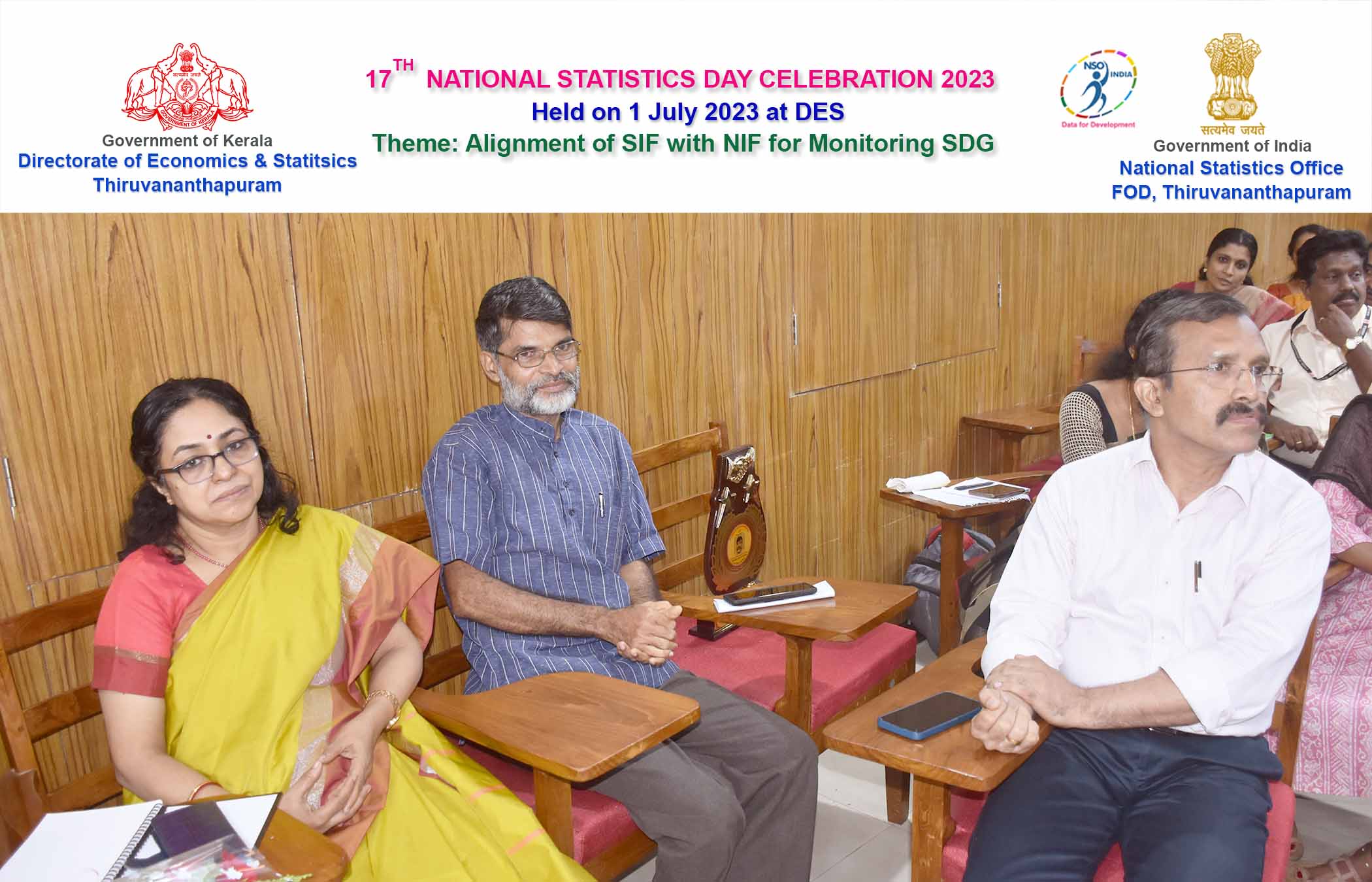 17th National Statistics Day Celebration held at Directorate on 1-7-2023- Panel of experts