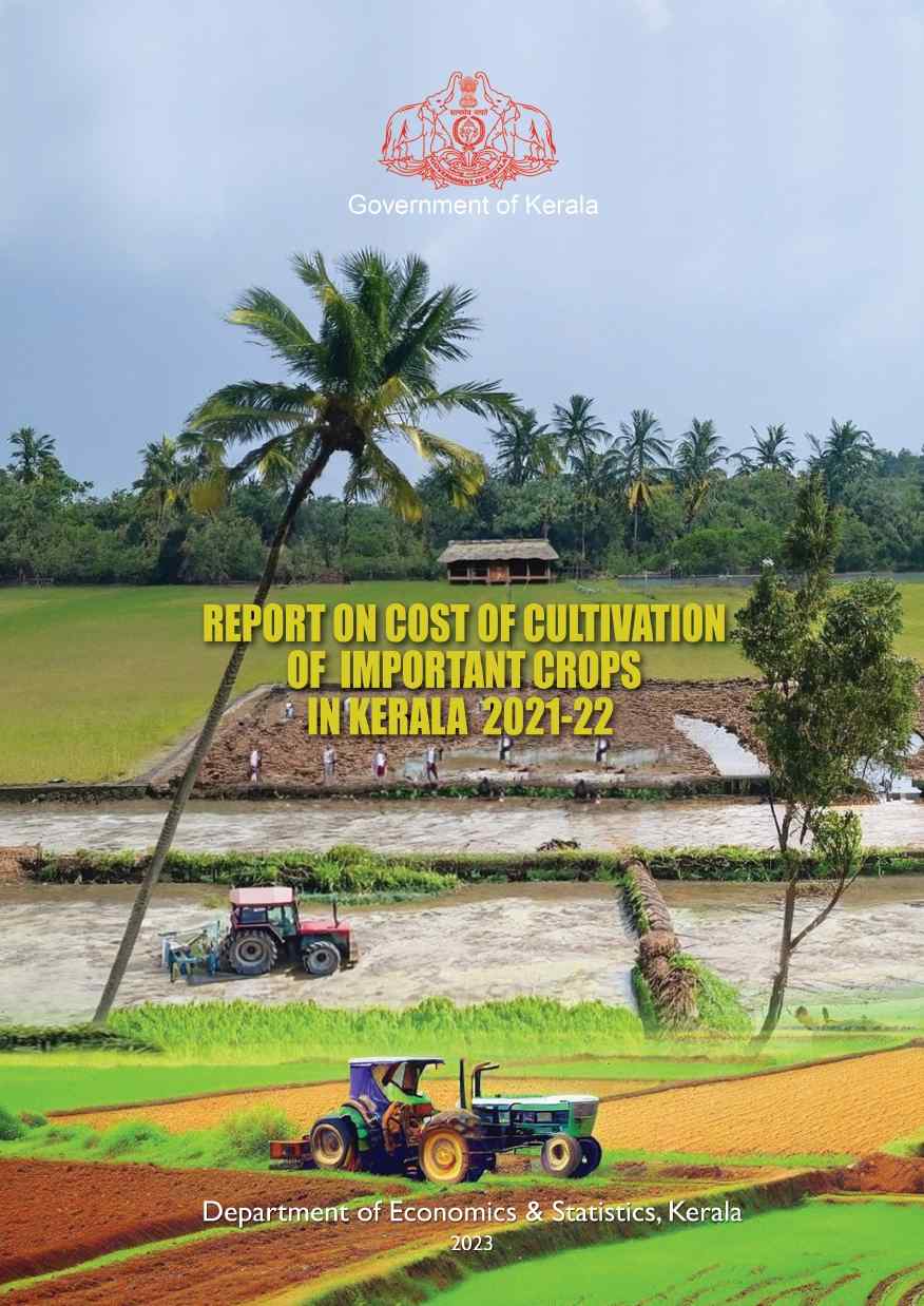 Report on Cost of cultivation of important crops in Kerala 2021-22