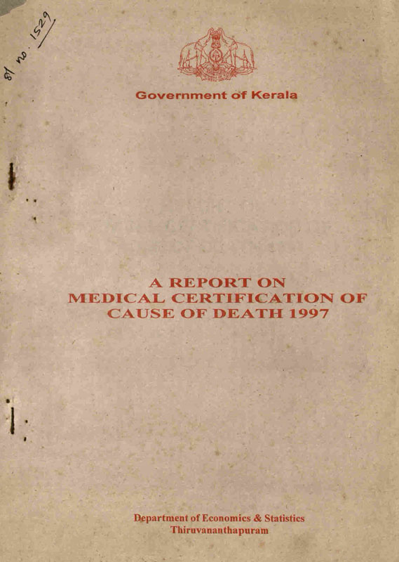Medical Certification of Cause of death 1997