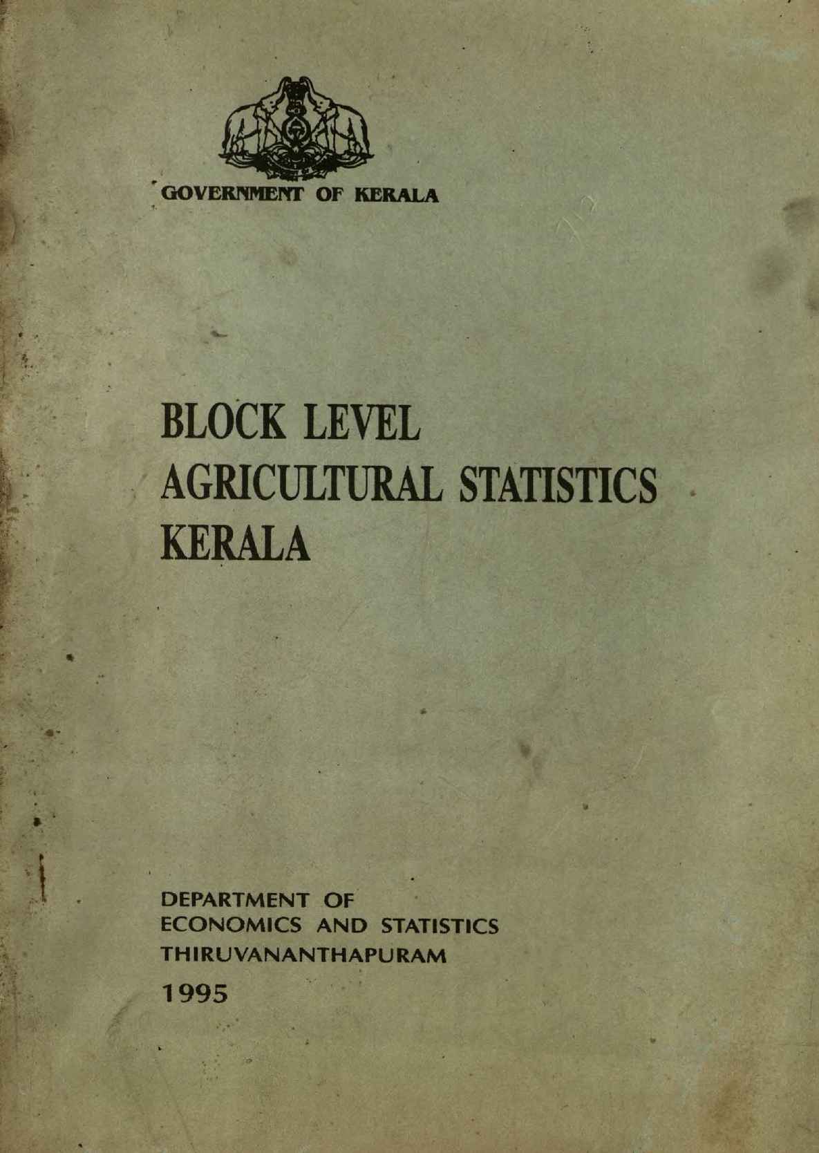 Block Level Agriculture Statistics