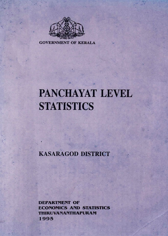 Panchayat level statistics 1995 Kasaragod district