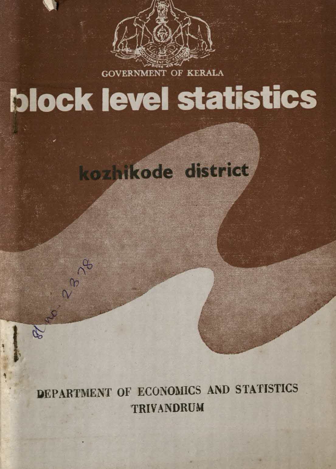 BLOCK LEVEL STATISTICS KOZHIKODE DISTRICT