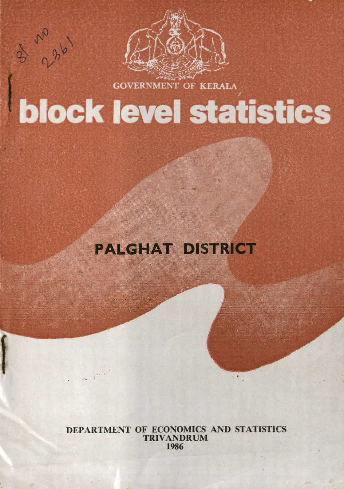 BLOCK LEVEL STATISTICS PALGHAT DISTRICT
