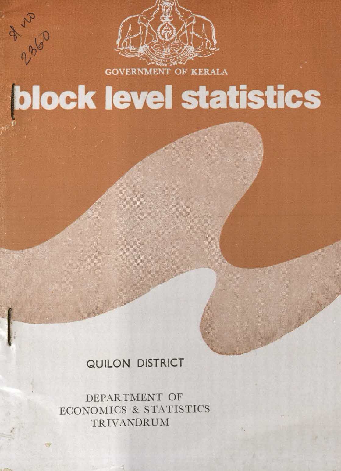BLOCK LEVEL STATISTICS QUILON DISTRICT