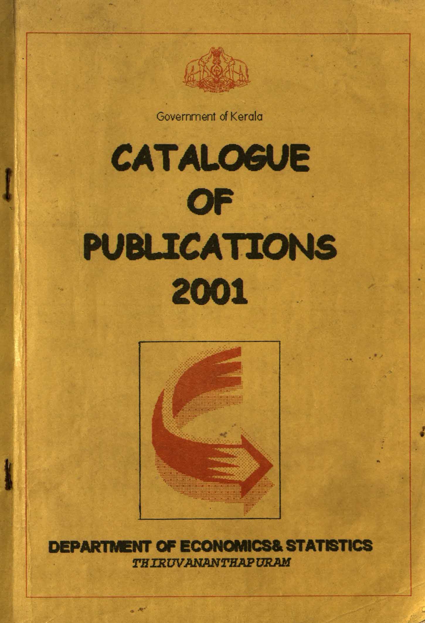 CATALOGUE OF PUBLICATIONS 2001