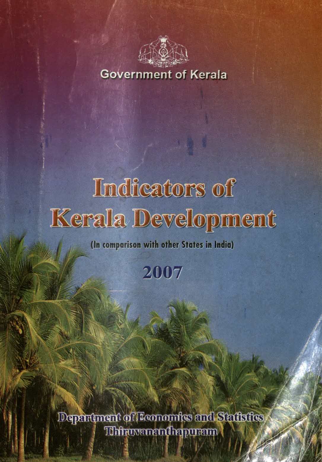 Indicators of Kerala Development 2007