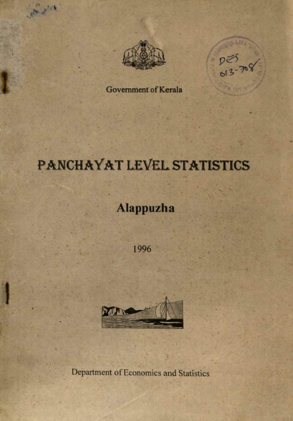 Panchayat level statistics 1996 Alapuzha district