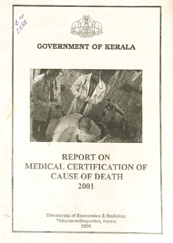 Report on Medical Certificate on Cause of Death 2001