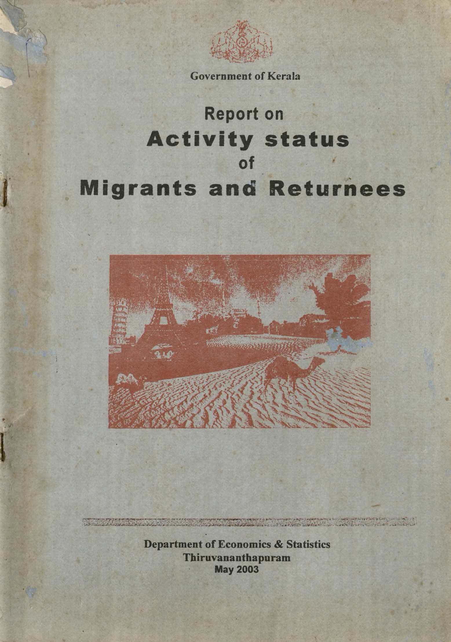 REPORT ON ACTIVITY STATUS OF MIGRANTS AND RETURNEES