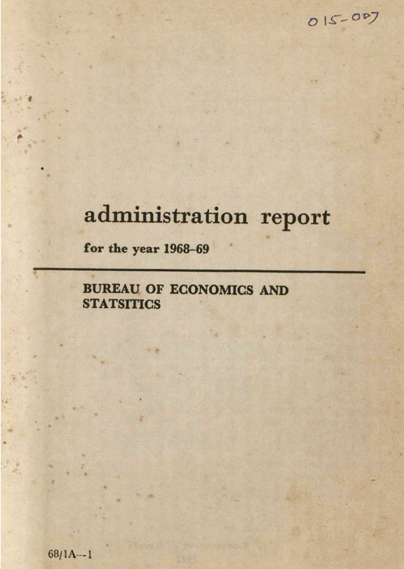 Administration Report 1968-69