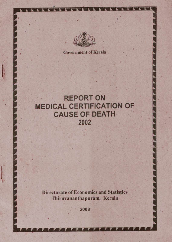 Medical Certification of Cause of death 2002