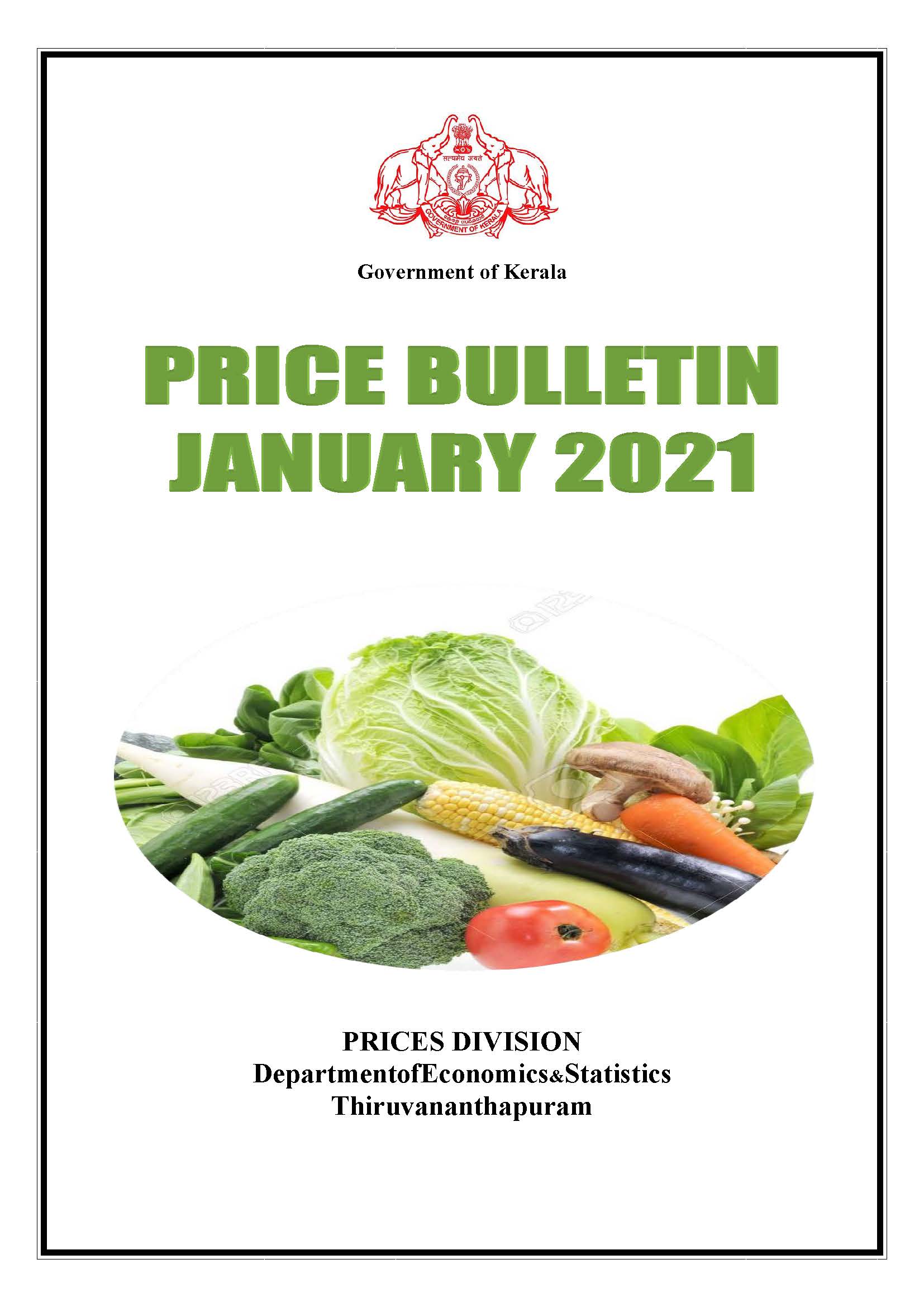 Price Bulletin January 2021