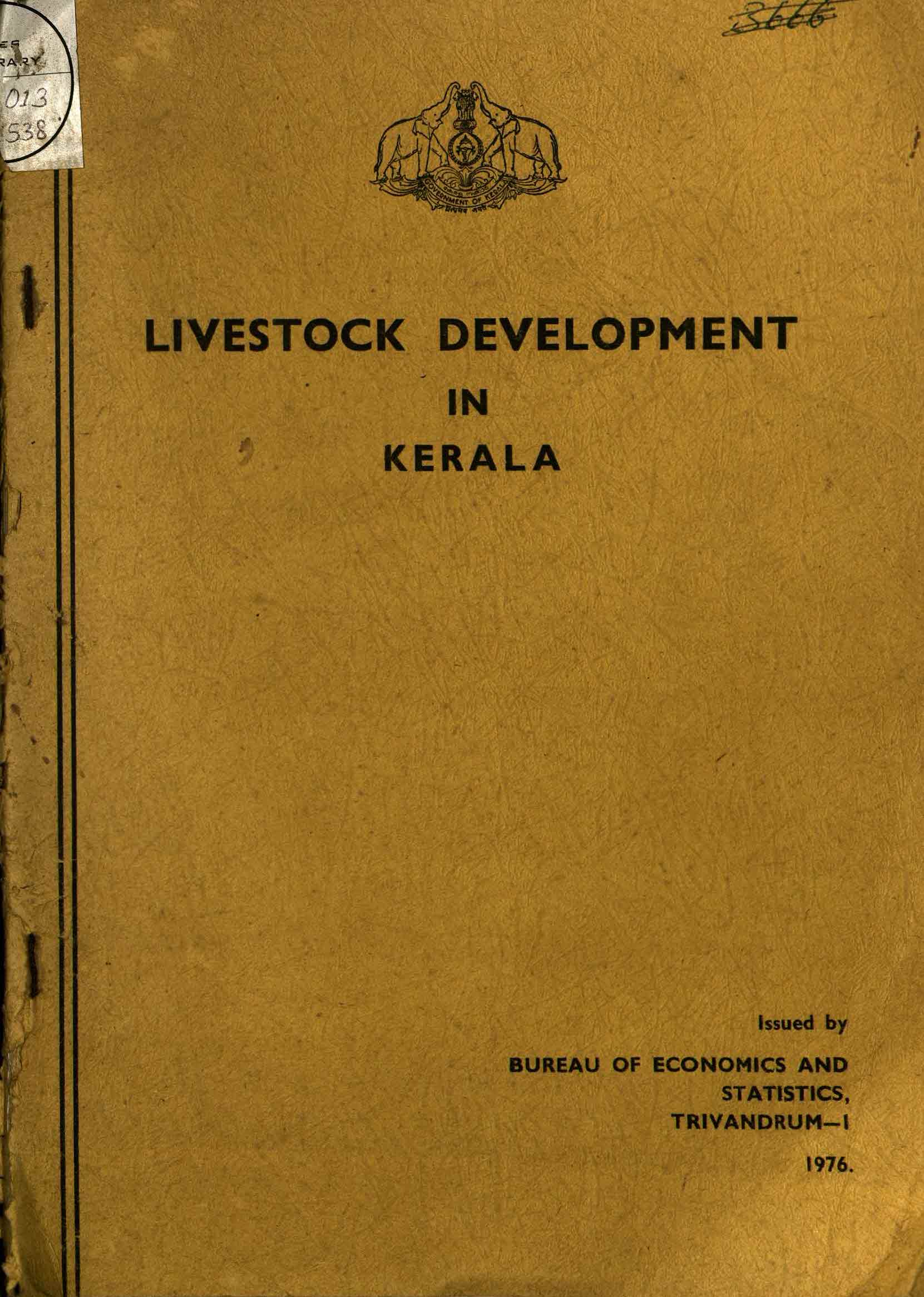 Livestock Development In Kerala