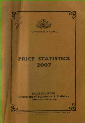 Price Statistics 2007