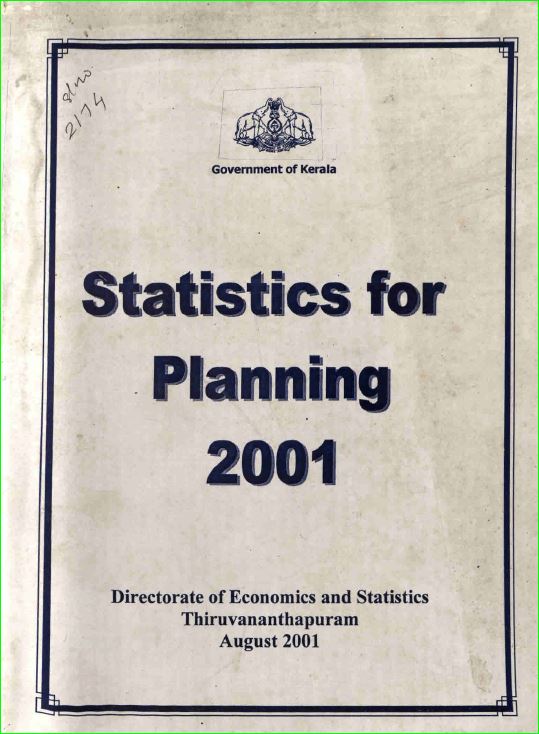 Statistics For Planning 2001