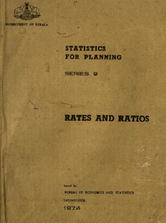 RATES AND RATIOS SERIES 1974