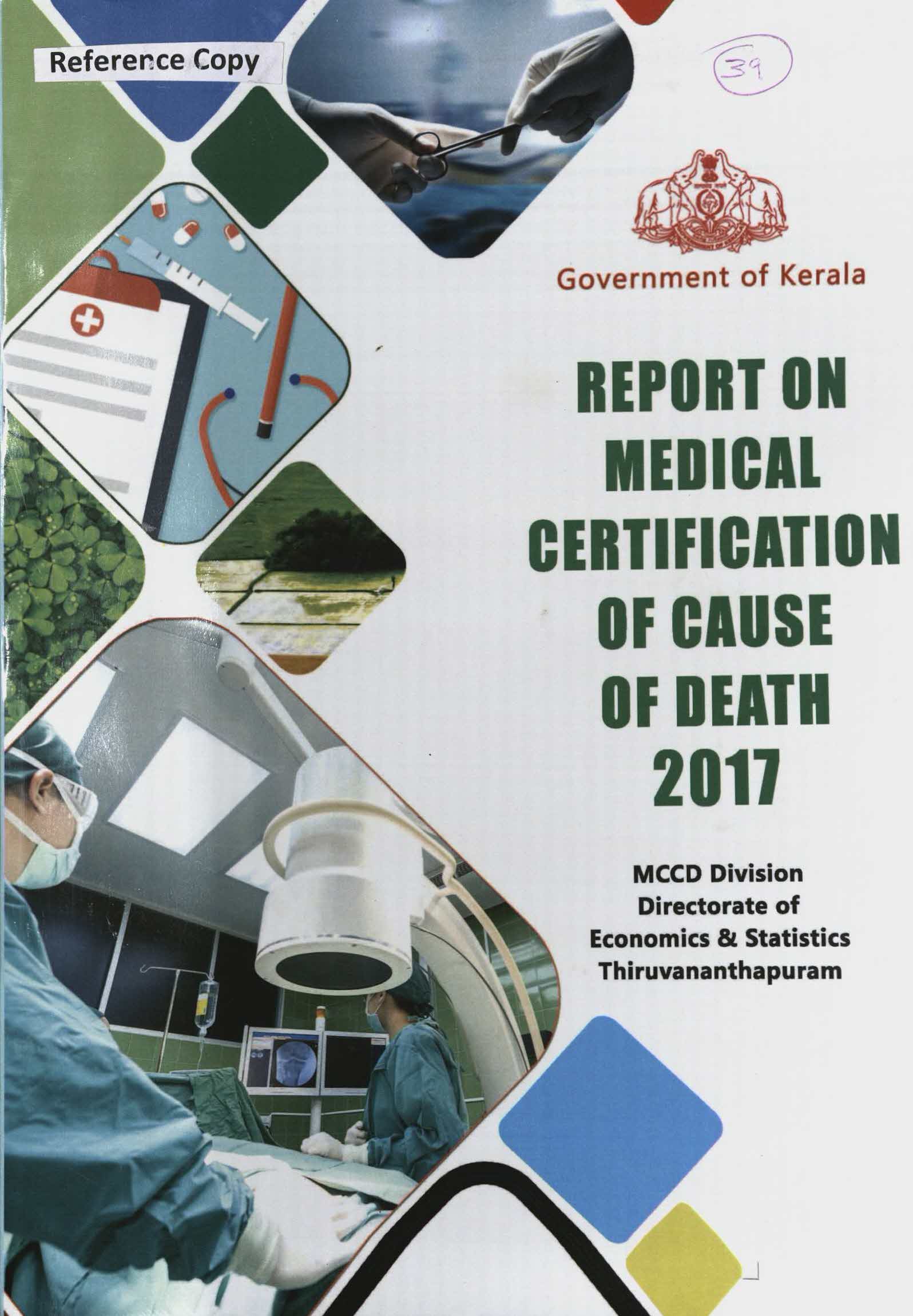 Report On Medical Certification Of Cause Of Death 2017