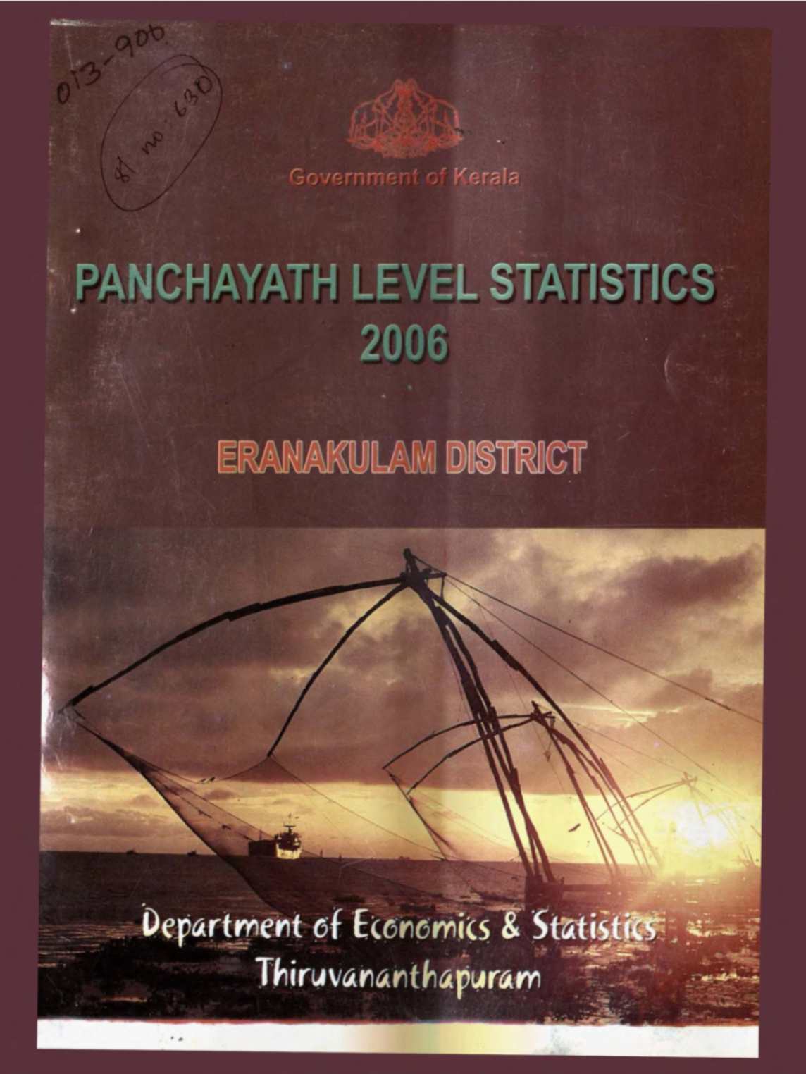 Panchayath Level Statistics Ernakulam District 2006