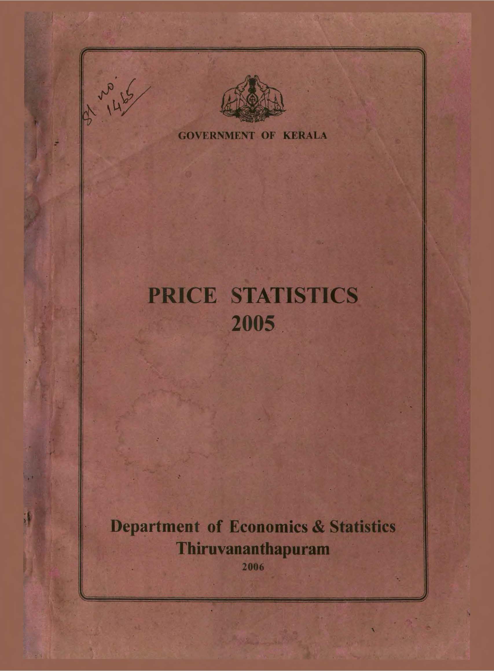 Price Statistics 2005