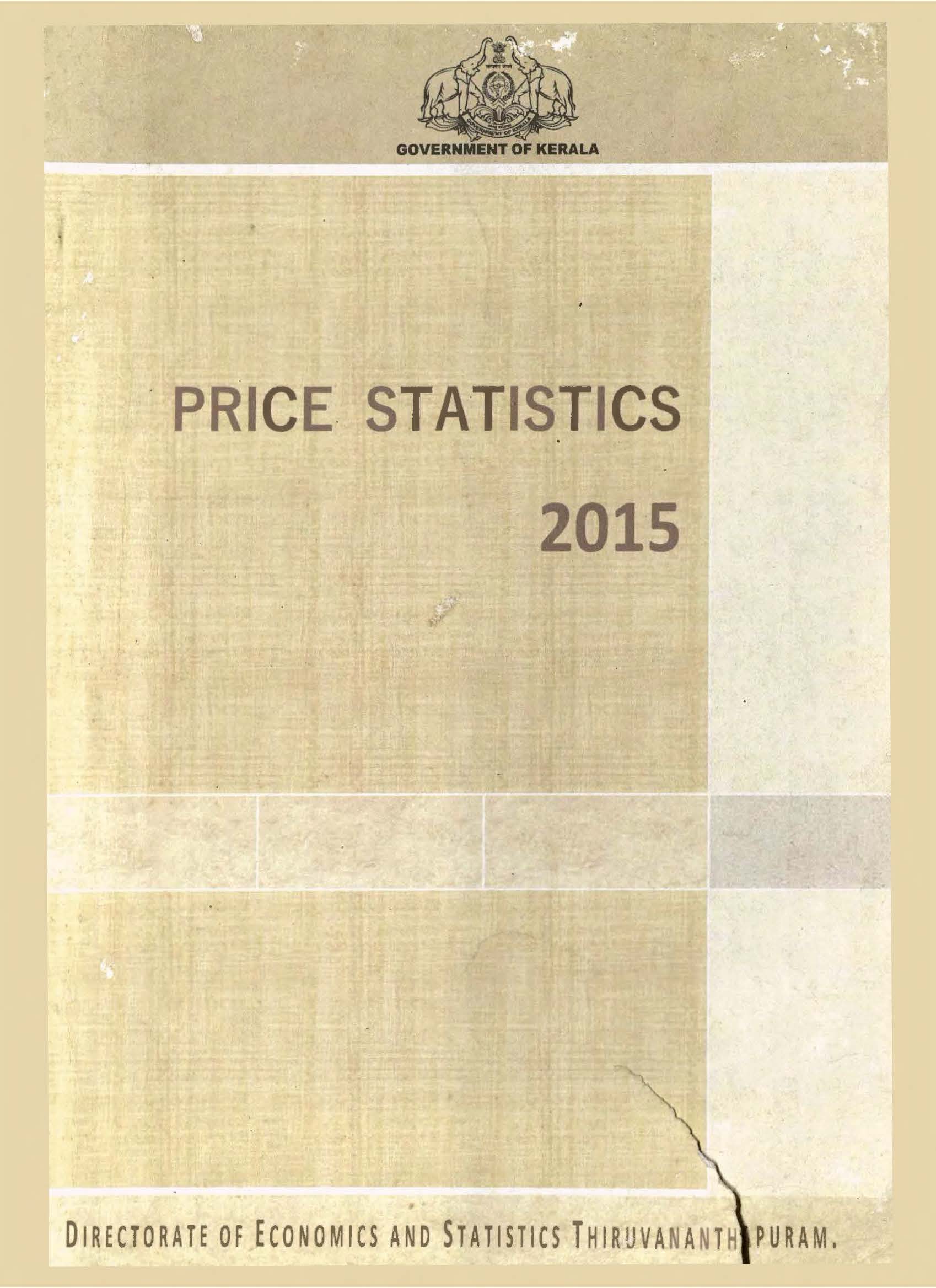 Price Statistics  2015