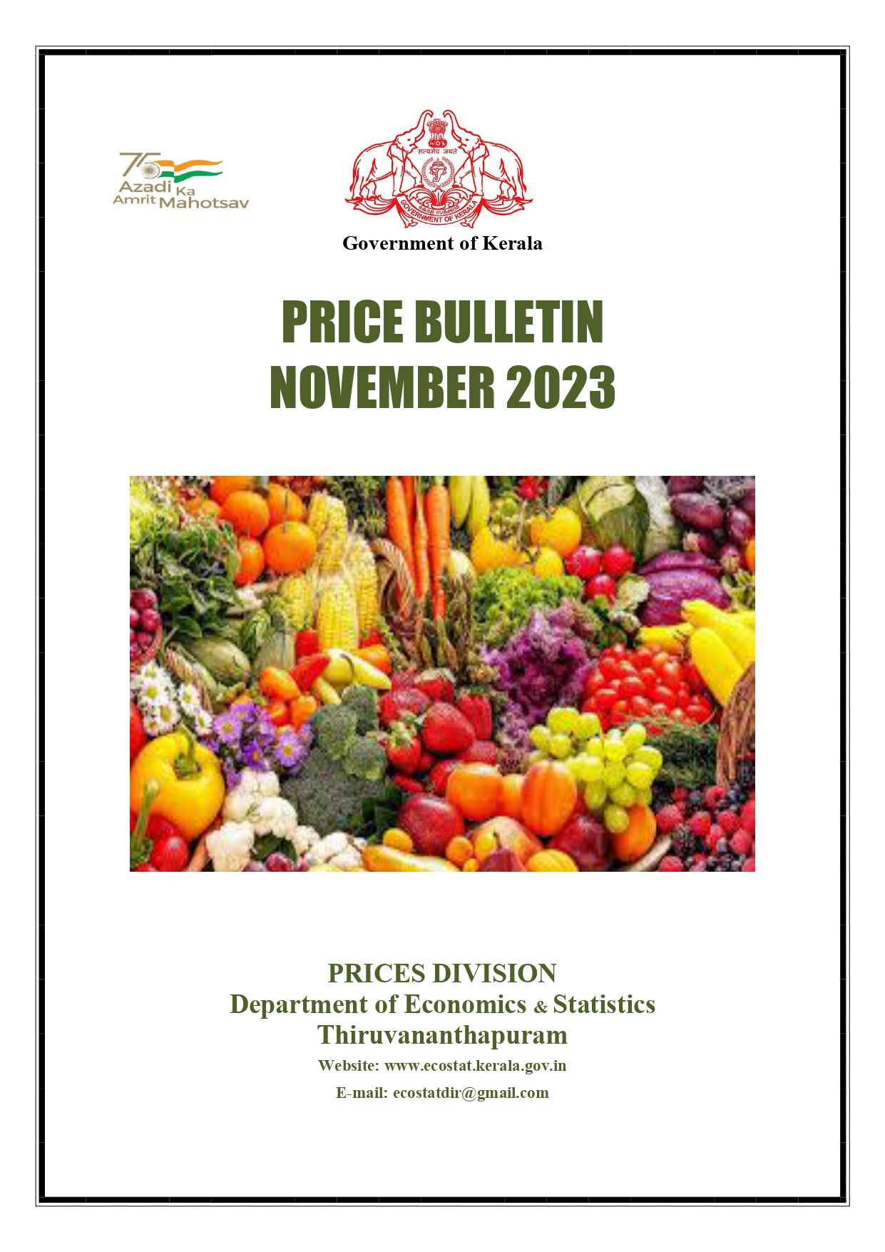Price Bulletin November 2023