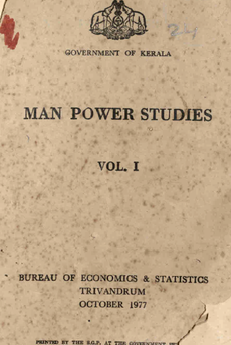 Manpower Studies Vol.I 1977